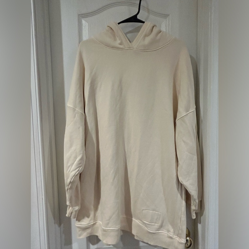 Daily Drills Cream Hoodie/Sweatshirt Dress XS/S - Picture 2 of 4